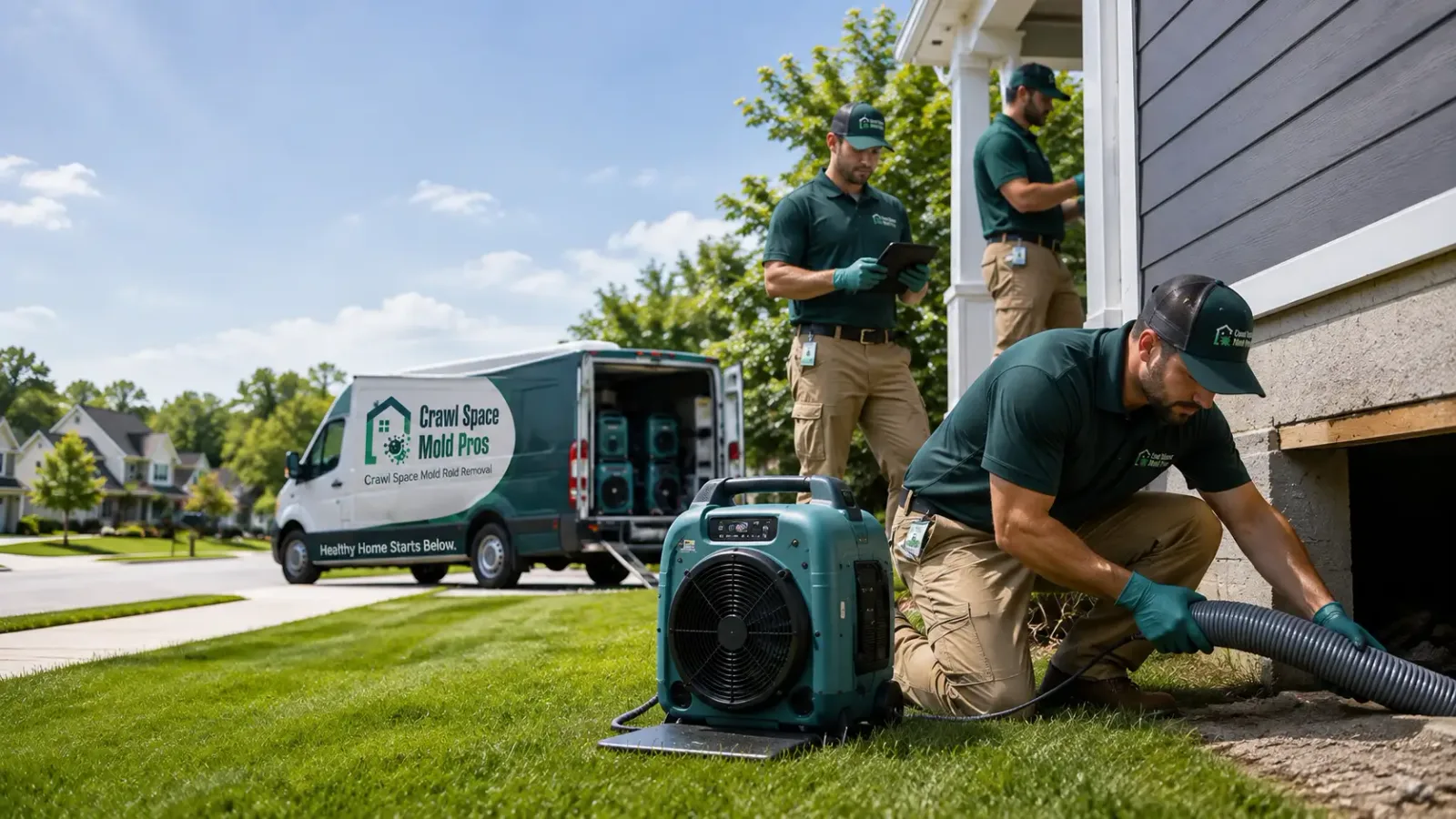 Crawl Space Mold Removal in College Station, AR